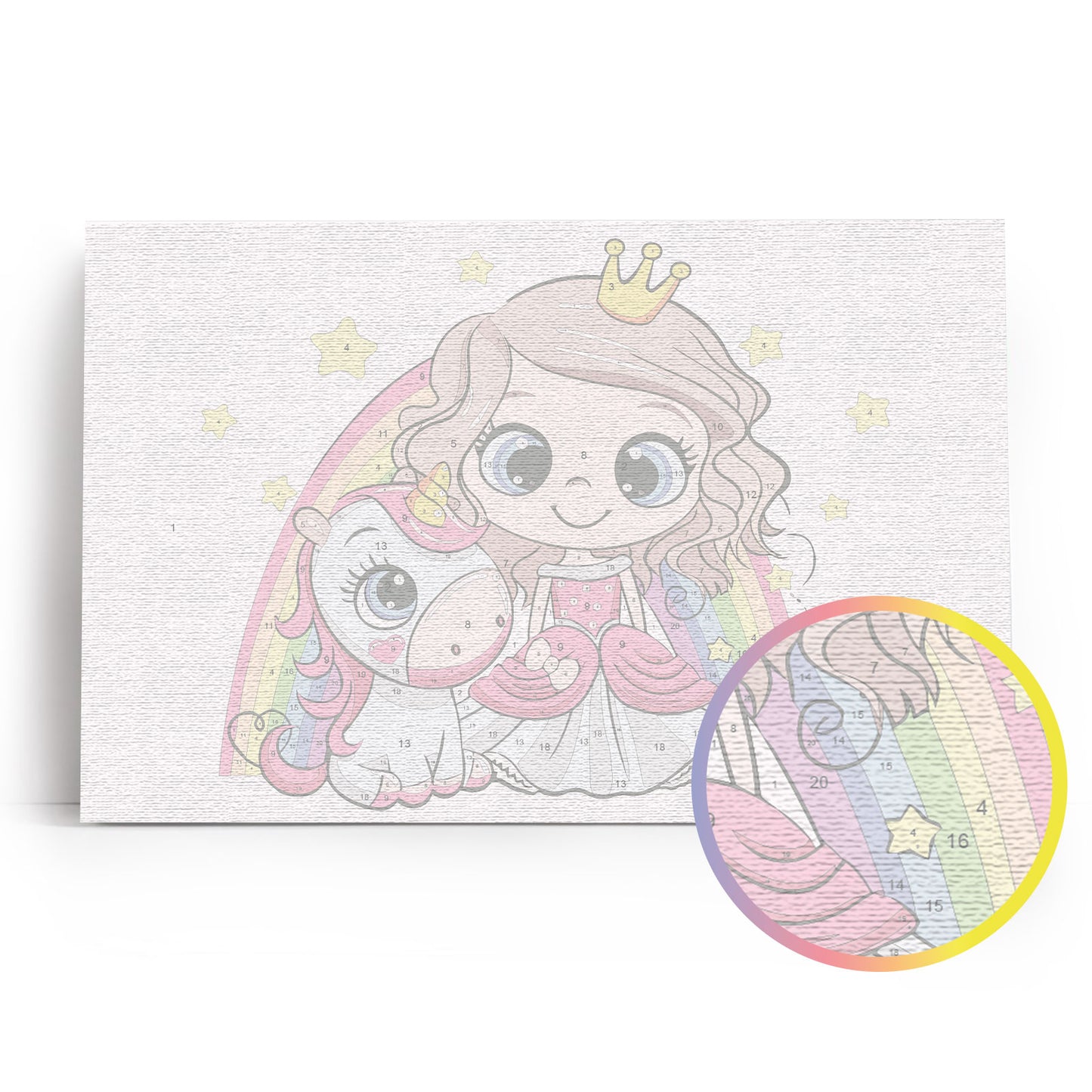 Little Princess with a Unicorn