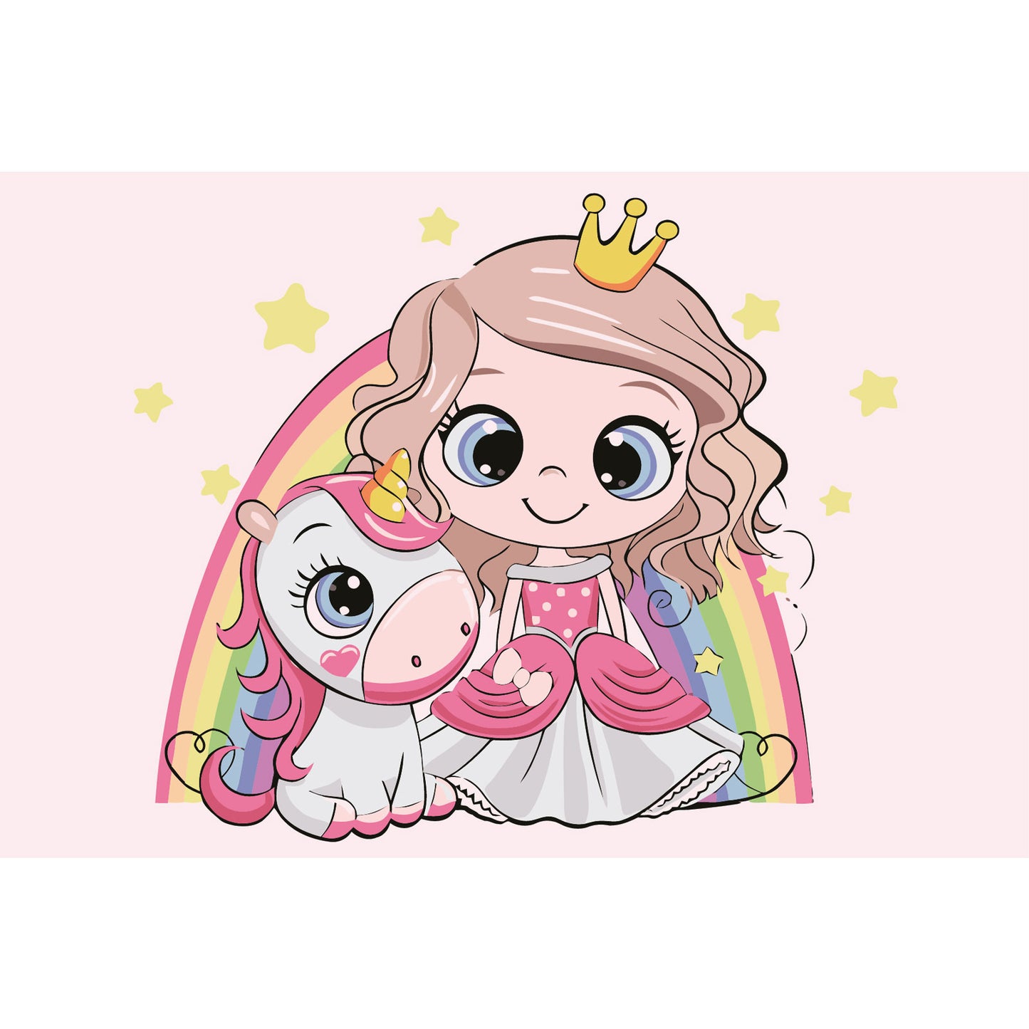 Little Princess with a Unicorn