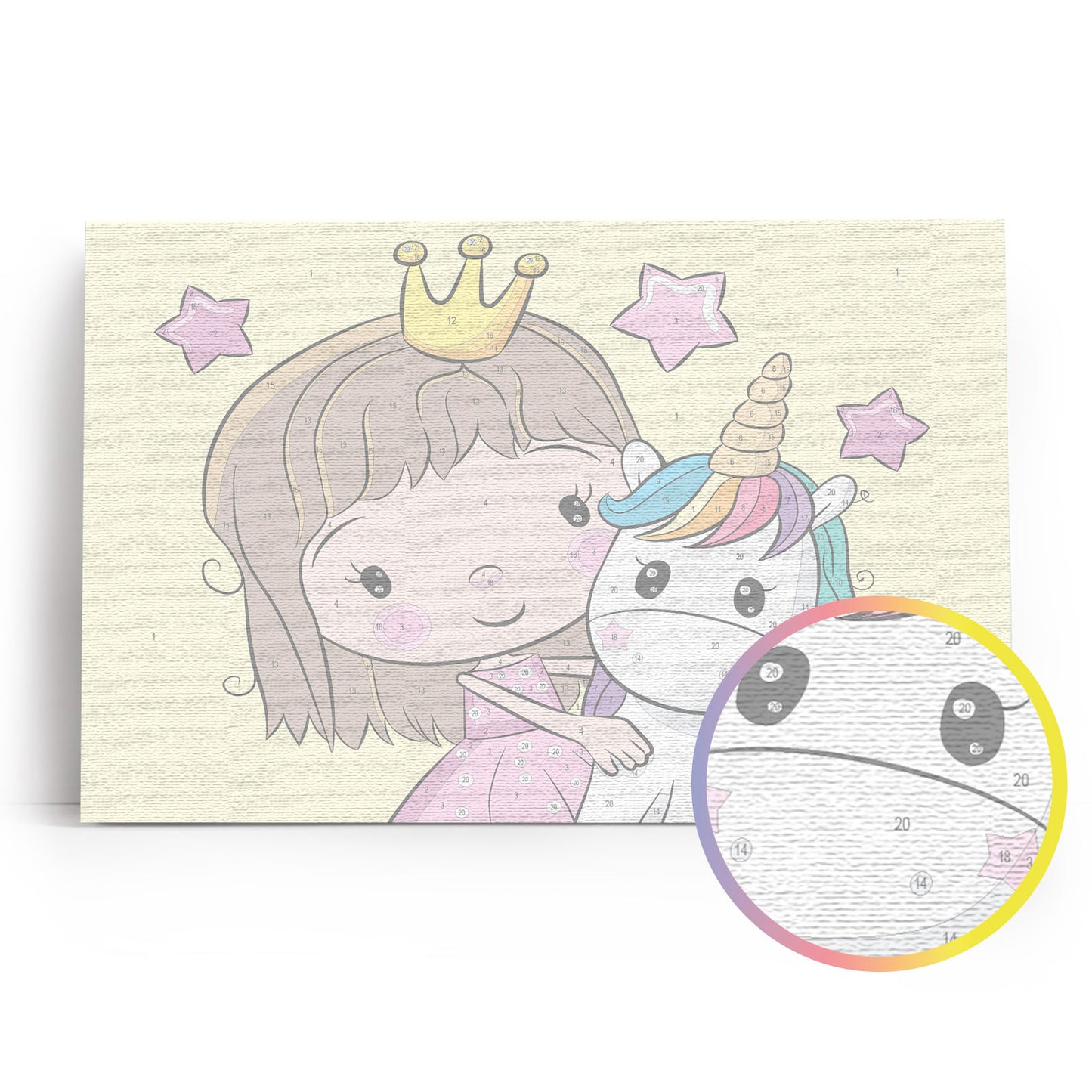 Princess with a Small Unicorn