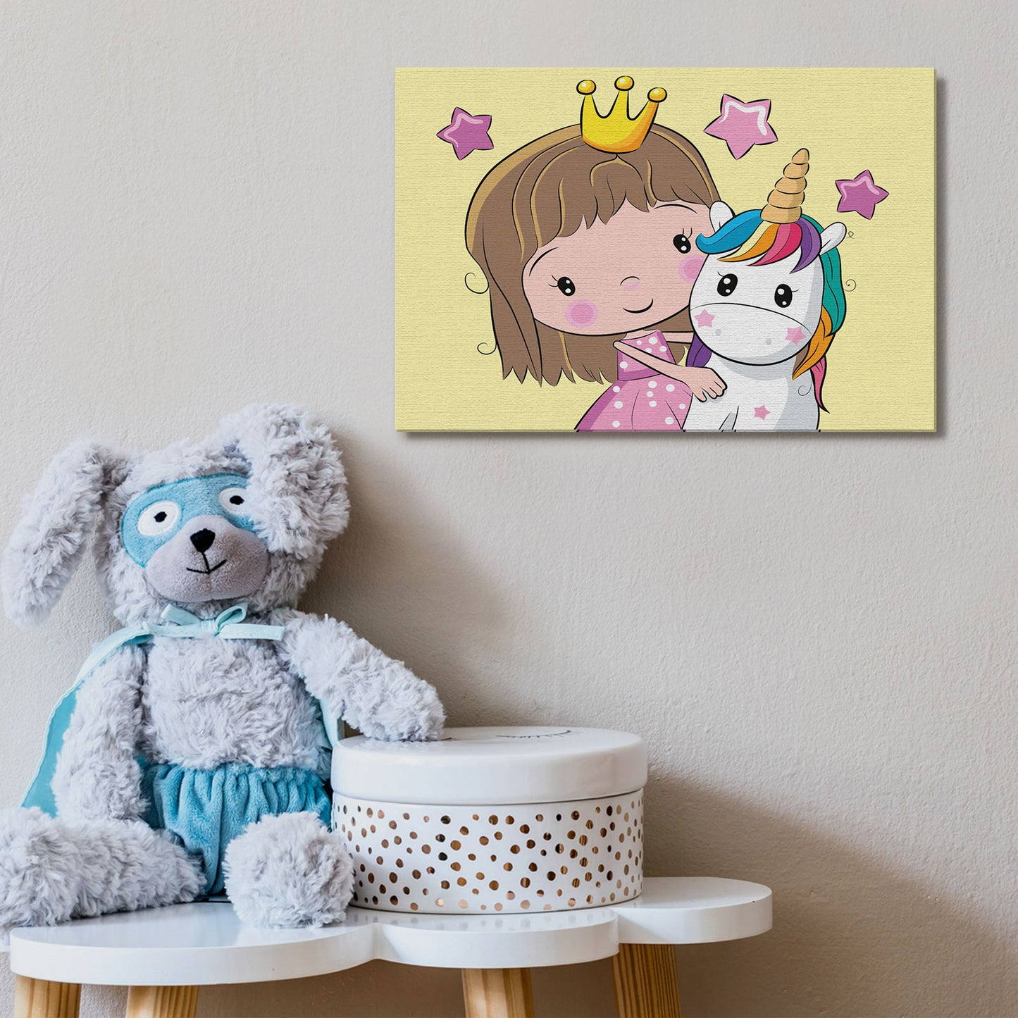 Princess with a Small Unicorn