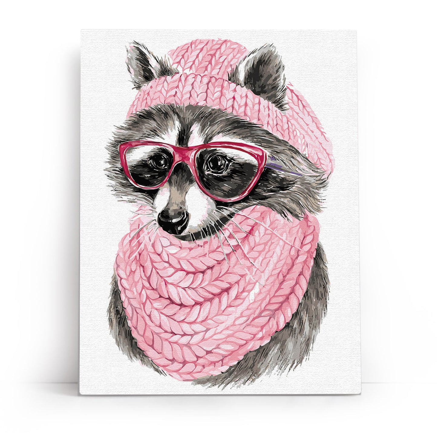 Raccoon with Glasses