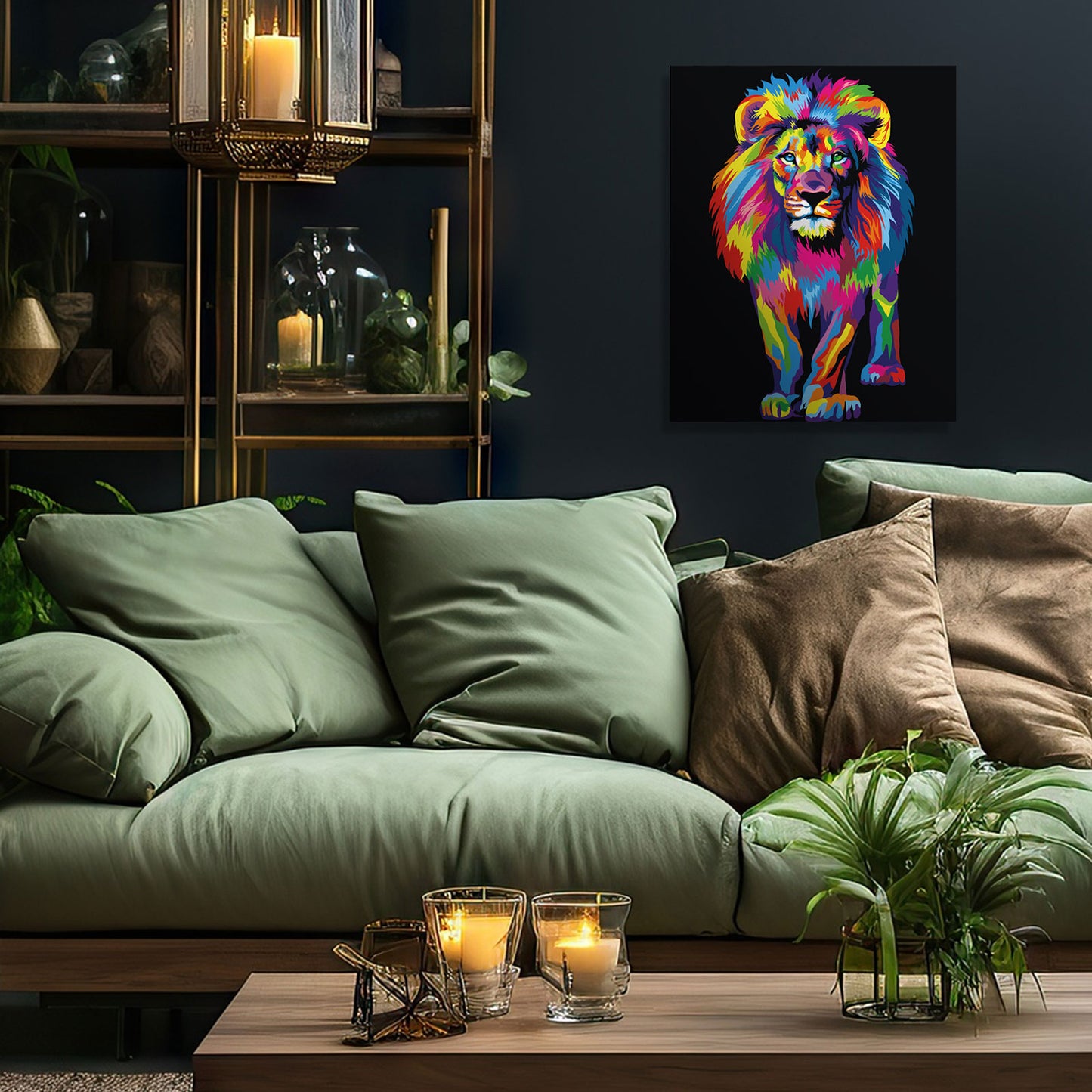 Lion Pop Art