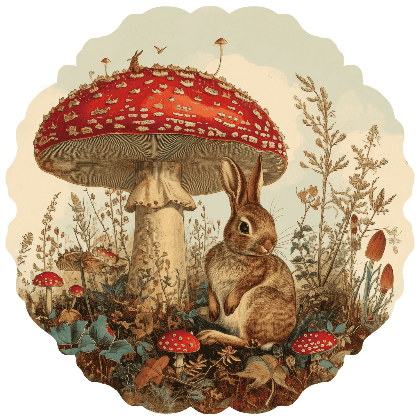 Hare and Amanita