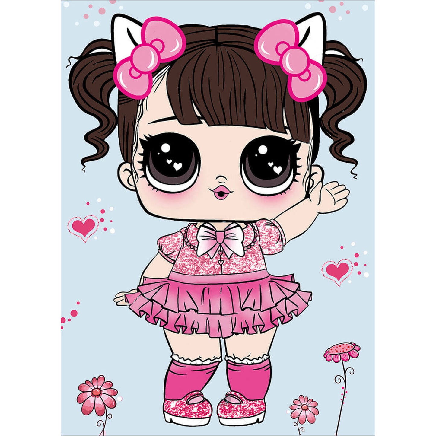 Little Girl in a Pink Dress