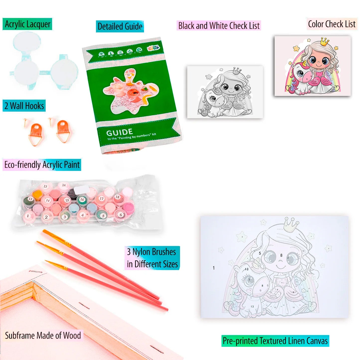 Little Princess with a Unicorn