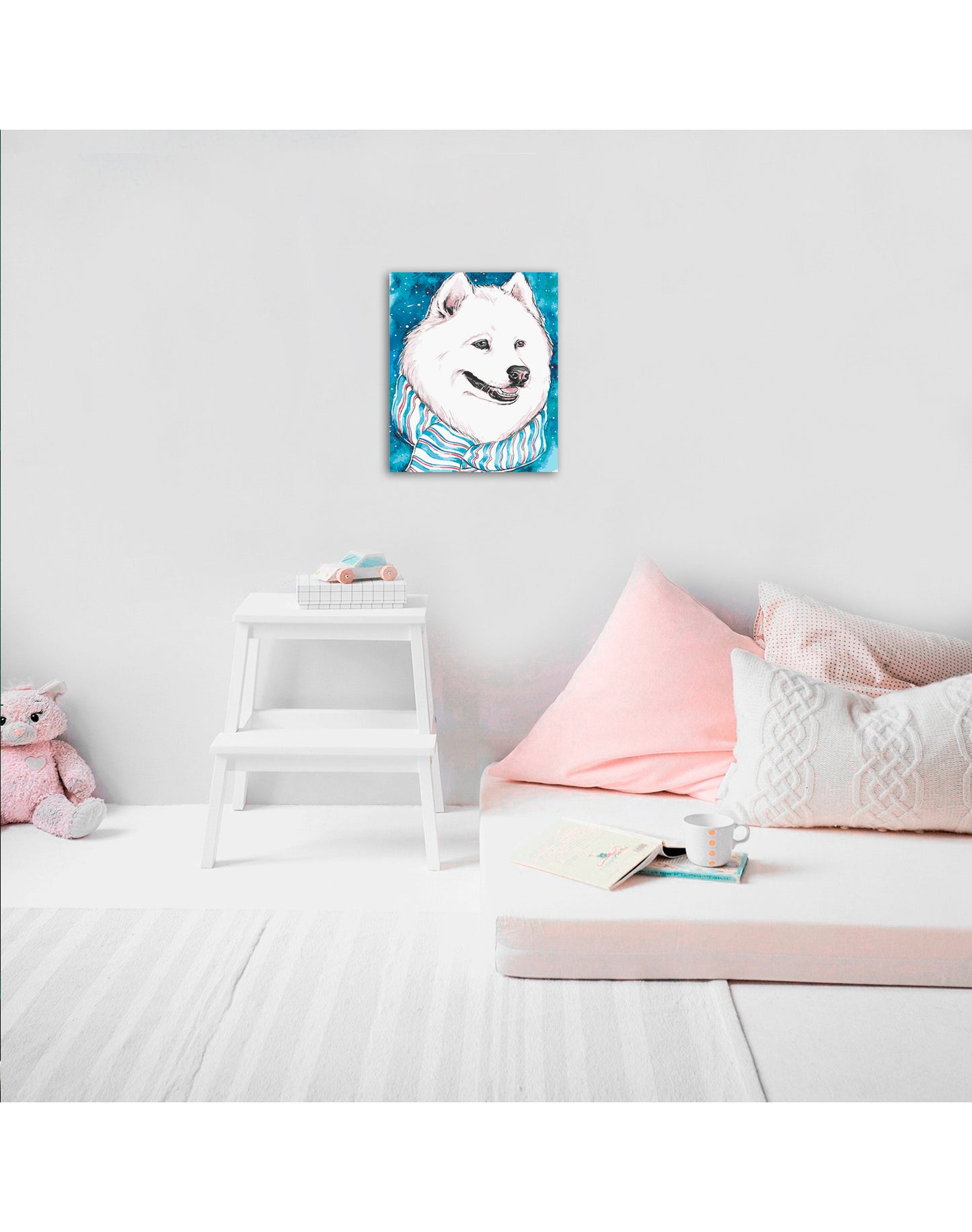 Fluffy White Dog