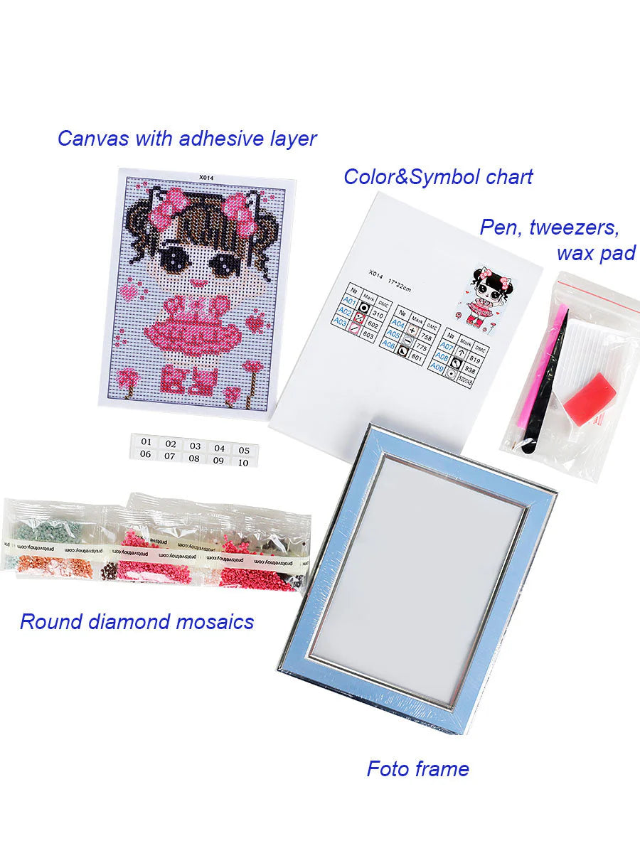 Little Girl in a Pink Dress