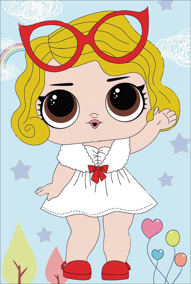 Little Girl with Glasses