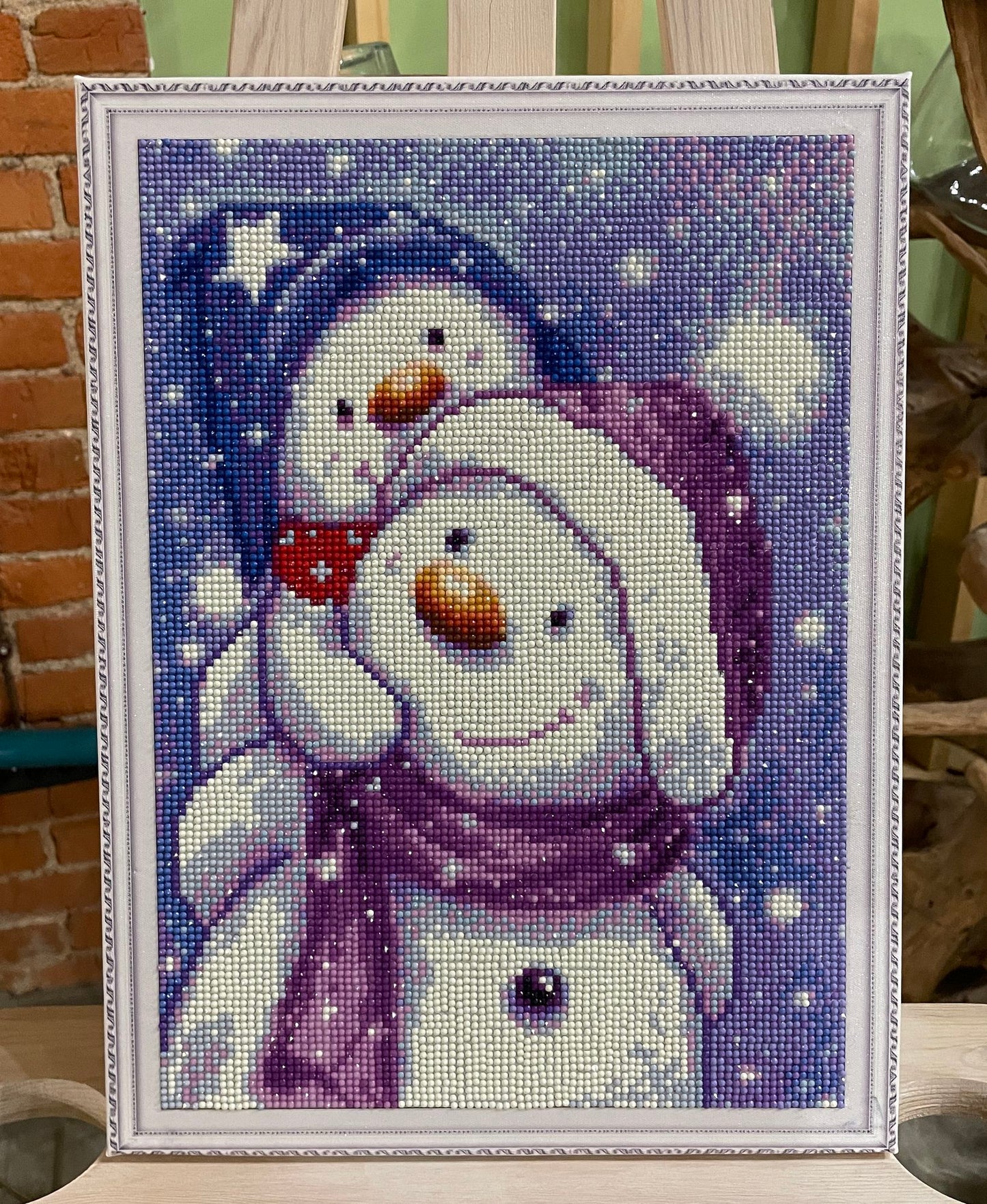 Happy Snowman Family