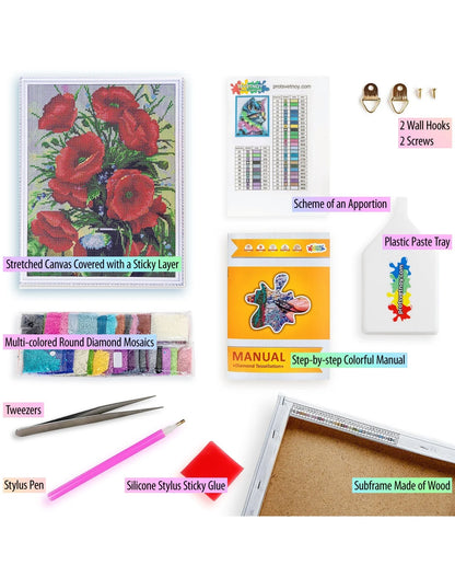 Poppies Bouquet - L