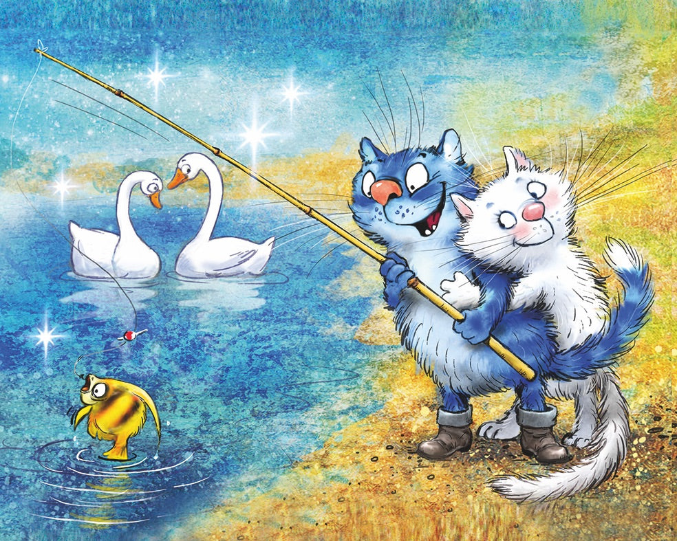 Cats - Fishing Time