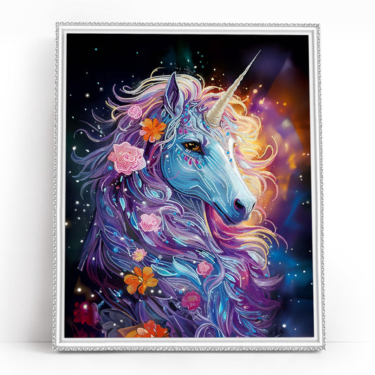 Unicorn in Flowers