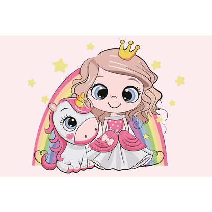 Little Princess with a Unicorn