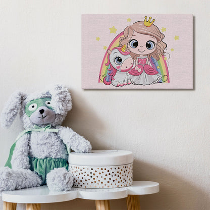Little Princess with a Unicorn
