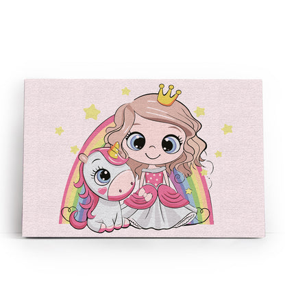 Little Princess with a Unicorn