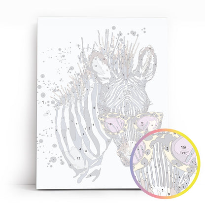 Zebra with Glasses