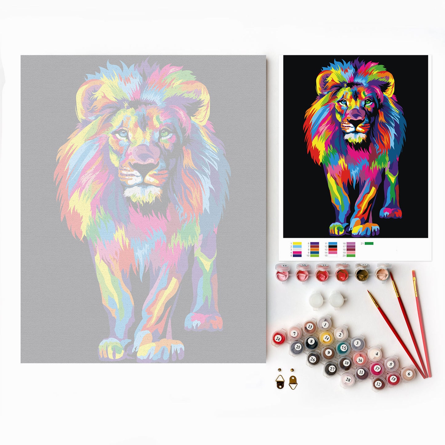 Lion Pop Art