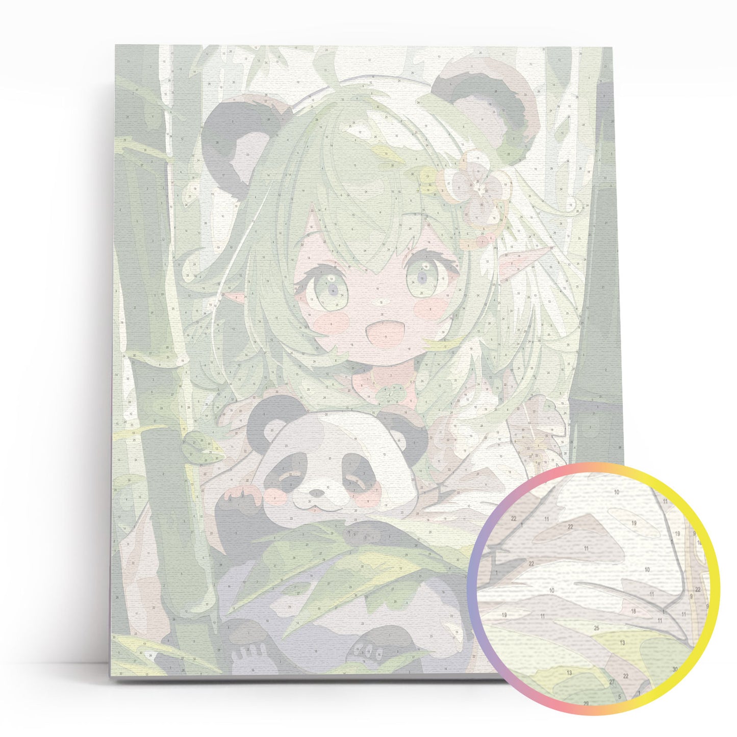 A girl With a Panda