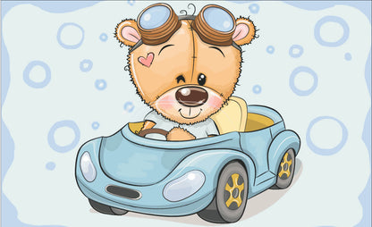 Teddy Bear in a Car