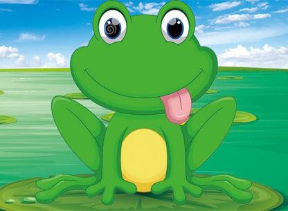 Funny Little Frog